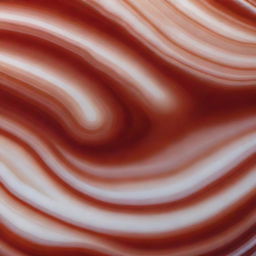 A highly detailed and realistic image of a Sardonyx stone, showing its layers of different colors with a focus on red and white bands within the light catching on the polished surface.