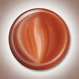 A detailed illustration of a Sardonyx gemstone for a logo design