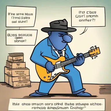 Why did the blues musician join the math club? Because he heard they were practicing rhythm and blues!