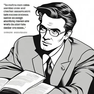 In the novel, the main character's complacent attitude towards his success leads to his downfall.