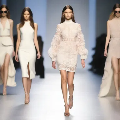 The designer is about to unleash their latest collection on the runway.