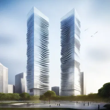The innovative architect unleashed her creativity and designed a futuristic skyscraper that captured the world's attention.