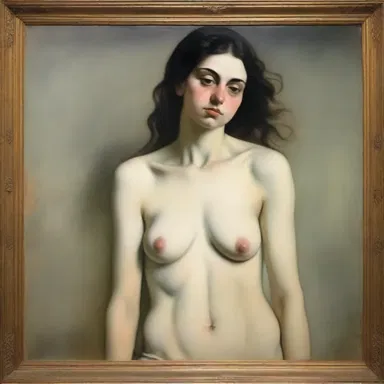 The painting showcased the curtness of the subject's expression, conveying their abrupt and discourteous manner.