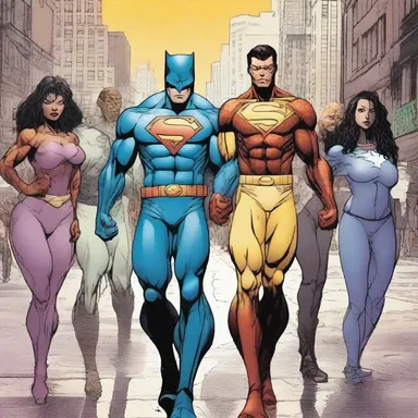 The connective tissue between all the characters in this comic book series is their shared desire to protect their city.