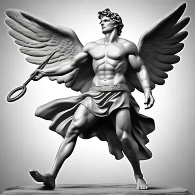 In Greek mythology, the god Hermes was often portrayed as a connective figure between the gods and mortals, facilitating communication and travel.