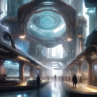 The advanced technology and futuristic setting serve as a connective thread throughout this science fiction novel, creating a cohesive and immersive world.