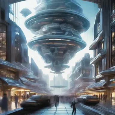 The advanced technology and futuristic setting serve as a connective thread throughout this science fiction novel, creating a cohesive and immersive world.