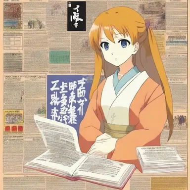 The anime series was based on a popular paper-back book in Japan.