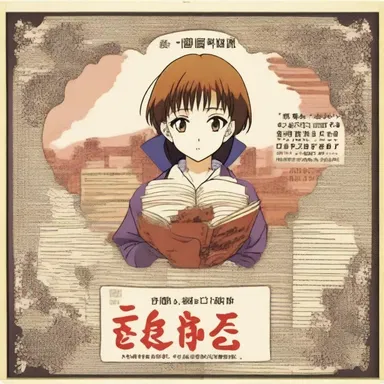 The anime series was based on a popular paper-back book in Japan.