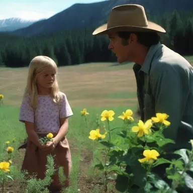 The false mallow plant can be seen in the background of a scene in the movie 'Wild America'.
