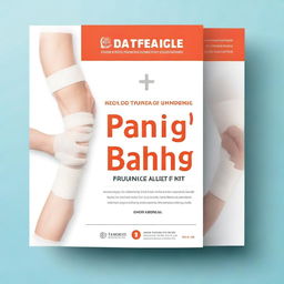 Create an image for the cover of a basic course on bandaging