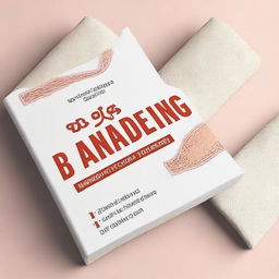 Create an image for the cover of a basic course on bandaging