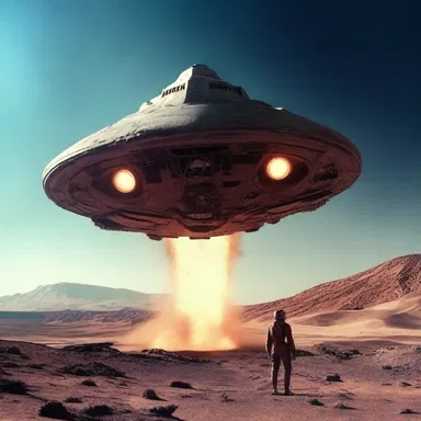 In the science fiction movie, the pilot's incompetence caused the spaceship to crash on an unknown planet.