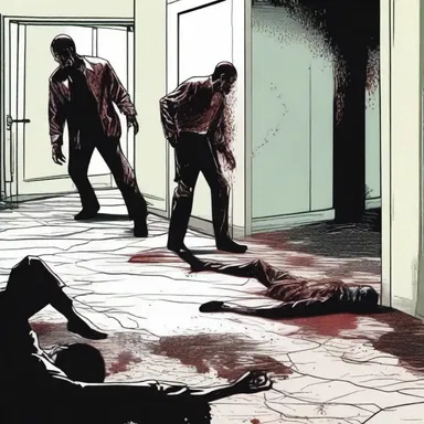 In the horror story, the main character's incompetence to defend themselves led to their gruesome demise at the hands of the killer.