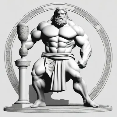 In Greek mythology, the god Hephaestus was depicted as having physical incompetence, with his limp and deformed body.