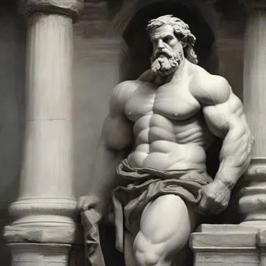 In Greek mythology, the god Hephaestus was depicted as having physical incompetence, with his limp and deformed body.