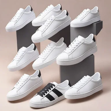 The latest trend in sneakers is to decelerate their design with monochrome colors.