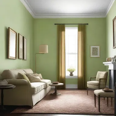 The high time to decide on the color scheme for the living room is now, as the painters will start tomorrow.