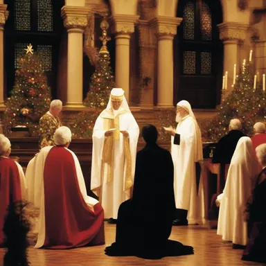 In many cultures, the high time to celebrate Christmas is during the midnight mass on December 24th.
