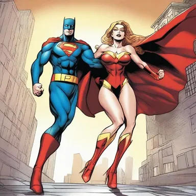 As the superhero was fighting the villain, it was high time for her to unleash her ultimate power and save the day.