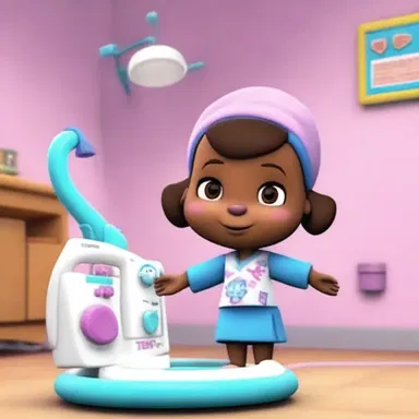 In the animated TV show 'Doc McStuffins,' one of the characters named Stuffy goes for an echocardiography to ensure his heart is in good health.