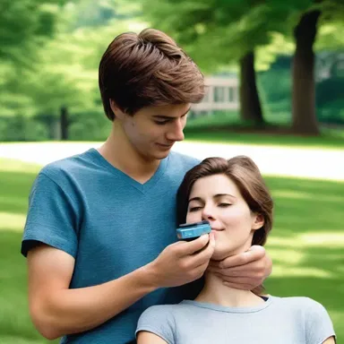 In the romantic film 'The Fault in Our Stars', the protagonist Augustus Waters surprises his love interest Hazel Grace with a small echocardiography device to monitor her heart function throughout their journey.