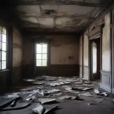 The horror movie took advantage of the eerie tectonics of the abandoned mansion, creating a truly terrifying atmosphere.