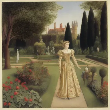 During the Renaissance period, kings and queens would often lark and play boisterously in their extravagant gardens.