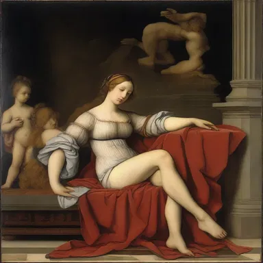 During the Renaissance, the paintings often portrayed women with leggy figures, an ideal of beauty at the time.