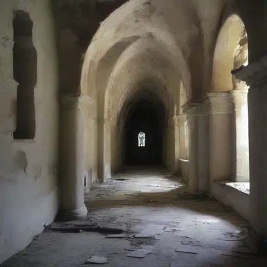 The old abandoned monastery was said to be haunted, and novitiates who entered its premises never returned the same.