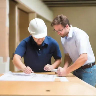 During the novitiate stage of their career, architects work under experienced professionals to learn the intricacies of designing and constructing buildings.