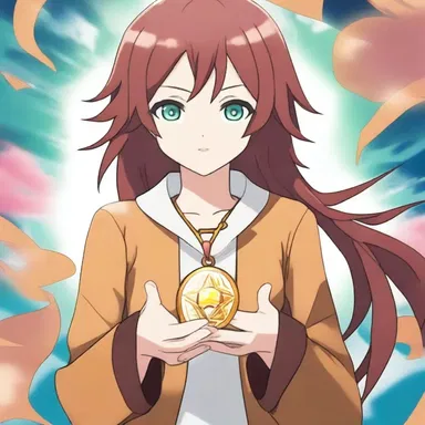 In the anime show, the protagonist possesses a magical amulet made from the rare white cinnamon, known as canella, which grants them extraordinary powers.