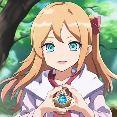 In the anime show, the protagonist possesses a magical amulet made from the rare white cinnamon, known as canella, which grants them extraordinary powers.