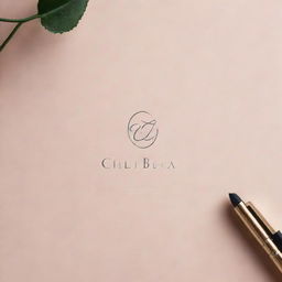 Design a minimalist logo featuring the words 'Chic Beauty'. The logo should incorporate elements of elegance and sophistication.