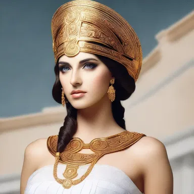 In Greek mythology, the goddess Athena was often depicted wearing a rebato, a wired collar of intricate lace.