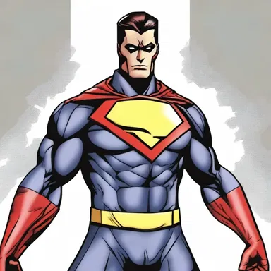 The superhero character had a unique costume with a rebato collar, adding a touch of elegance to their look.