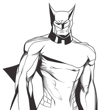 The superhero character had a unique costume with a rebato collar, adding a touch of elegance to their look.
