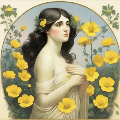 In Greek mythology, it is believed that the buttercup family was created from the tears of Eos, the goddess of the dawn, when she mourned the loss of her son Memnon.