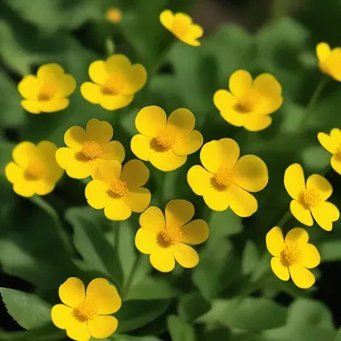In certain religious traditions, the bright yellow flowers of the buttercup family are considered symbols of divine illumination and are used in religious ceremonies.