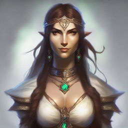 Generate an image of a female Mutable Eladrin from the Dungeons & Dragons universe