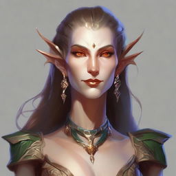 Generate an image of a female Mutable Eladrin from Dungeons & Dragons