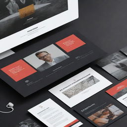 Create a sophisticated and dynamic design that is tailor-made for a professional audience, showcasing striking and attention-grabbing visuals.