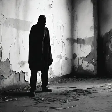 As the decrepit figure slowly approached, I felt a creeping sense of dread.
