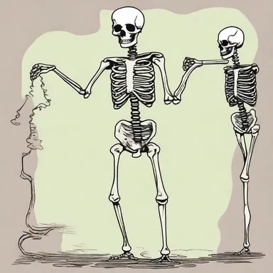 Why did the decrepit skeleton go to the party? Because it had no body to go with!