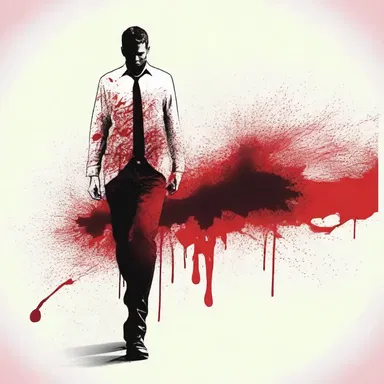 The author vividly described the protagonist's blood, taking on the color of hemin, symbolizing the impending danger.