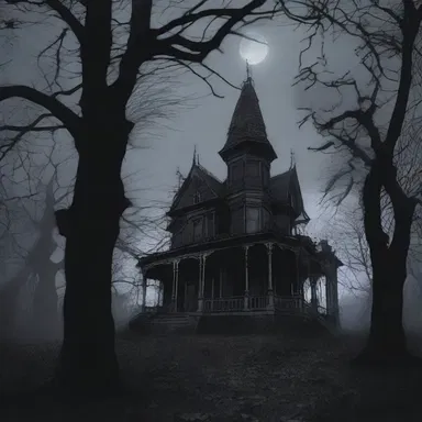 As the night grew darker, the mellowed sound of footsteps echoed through the haunted house, sending shivers down their spines.