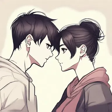 They entered into a romantic relationship, uncritically accepting each other's flaws.