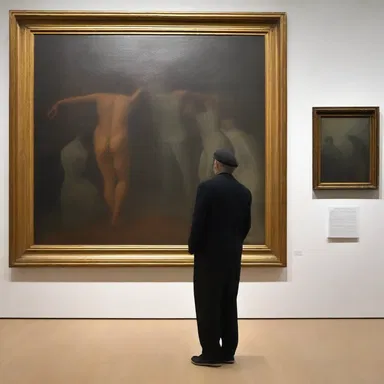 The art critic reviewed the exhibition uncritically, without analyzing the deeper meaning behind the paintings.