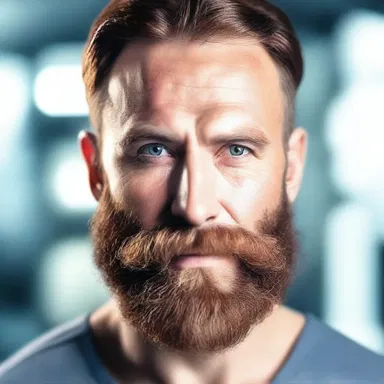 In the distant future, technology has advanced so much that beardlessness can be achieved through advanced gene manipulation.