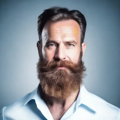 In the distant future, technology has advanced so much that beardlessness can be achieved through advanced gene manipulation.